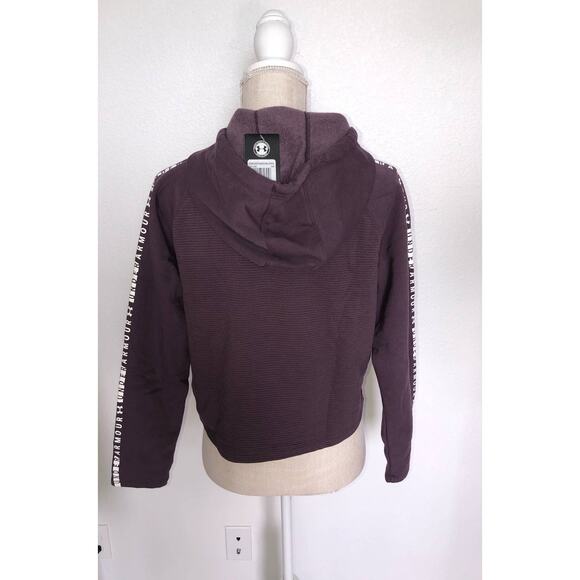 Under Armour Ottoman Fleece Hoodie in Purple - XS - Picture 4 of 6